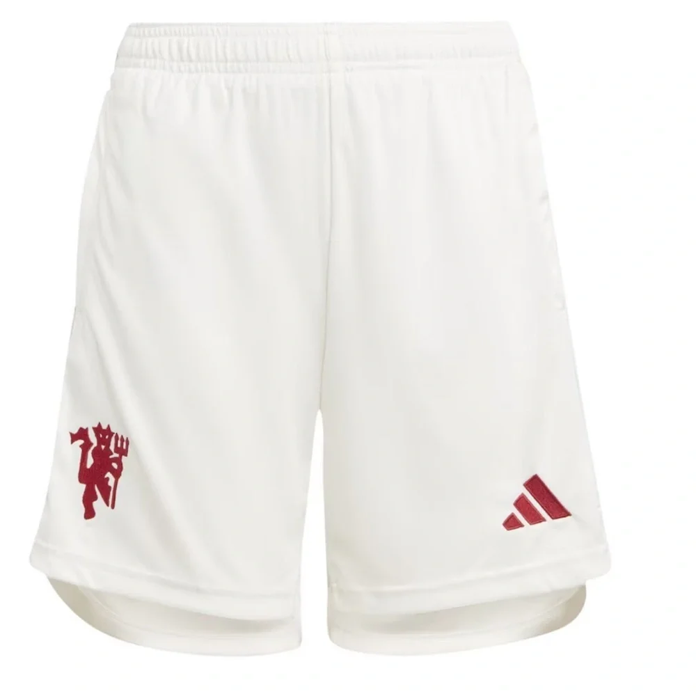 NWOT adidas Man United Third Shorts 2023-24 - Kids, size Small 9-10